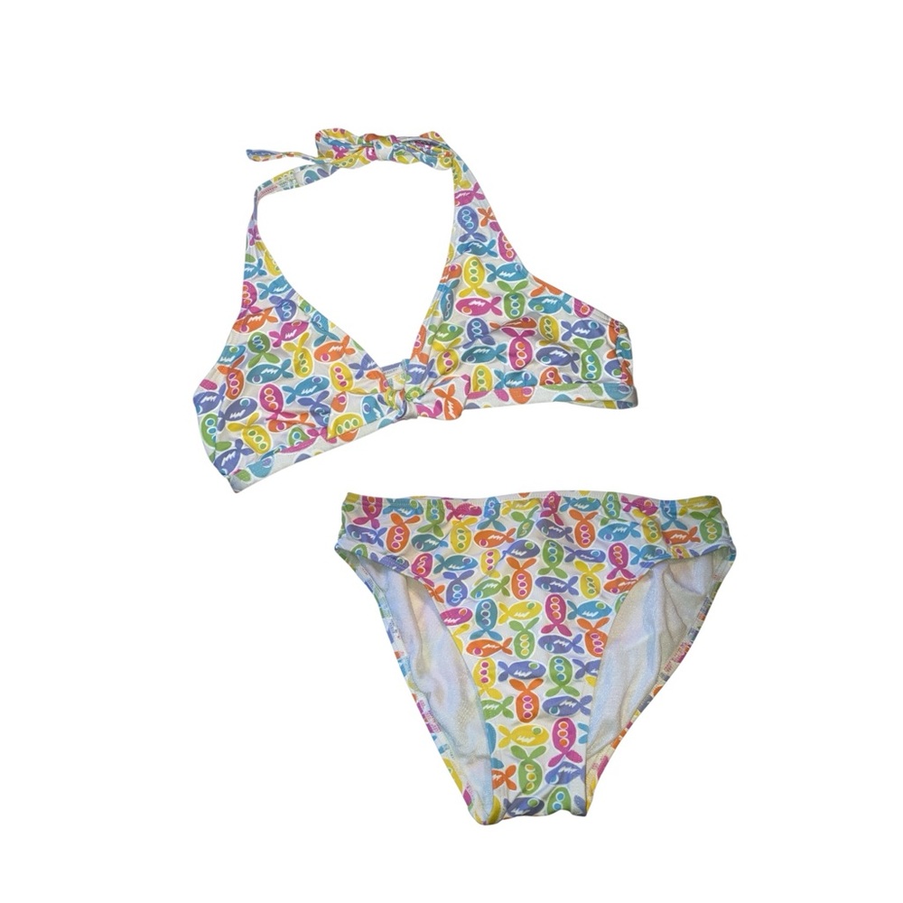 Fresh Produce Pink and Blue Bikini Swimwear